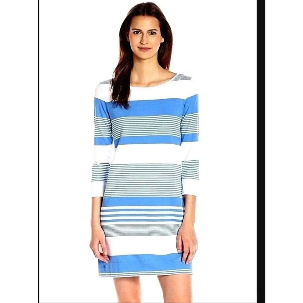Lilly Pulitzer Marlowe Dress Blue Stripe | Size S